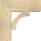 Ekena Millwork Westlake Block Rough Sawn Bracket w/ Offset Brace, Douglas Fir, 8"W x 22"D x 22"H BKT0806X22X22WTL05RDF - alternate 4